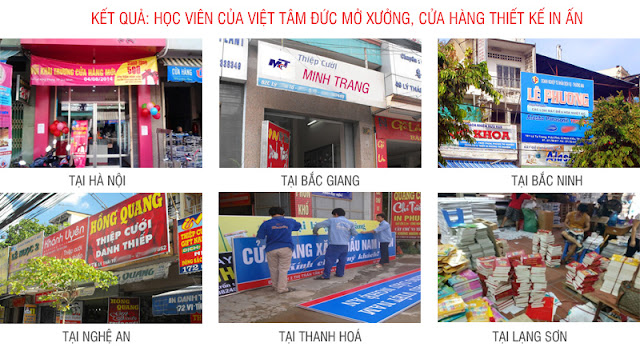 Một số sản phẩm của các học viên Một số sản phẩm của các học viên