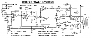 Circuit Diagram Schematic of 1000 Watt Mosfet Power ...