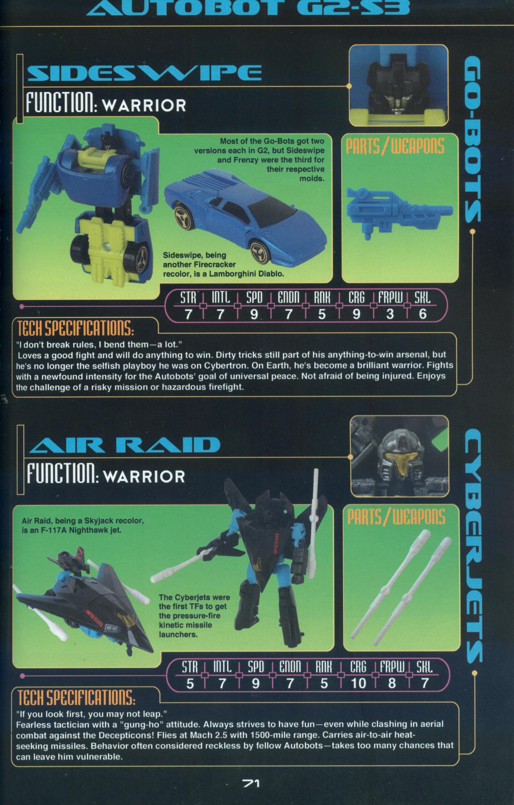 Read online Cybertronian: An Unofficial Transformers Recognition Guide comic -  Issue #6 - 73