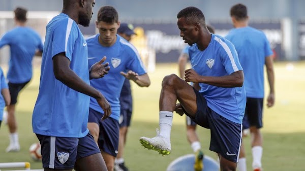 Málaga, Koné fue la novedad del entrenamiento de hoy