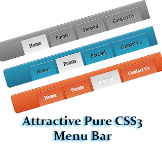 Pure+CSS3+Menu+Bar
