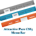 Attractive Pure CSS3 Menu Bar for Blogger