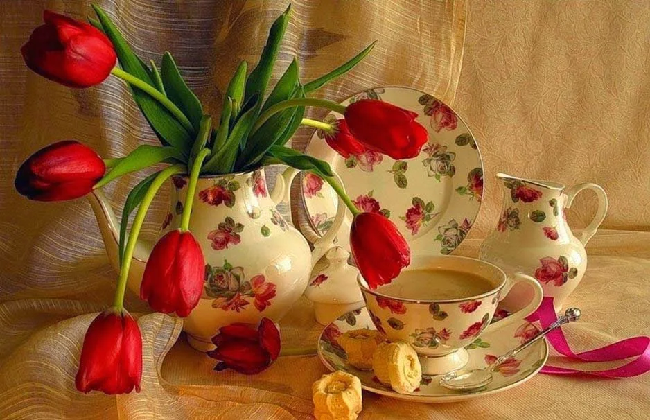 red-tulip-good-morning-image