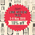SEIBU Department Store Promo Weekend Periode 5 - 8 Mei 2016