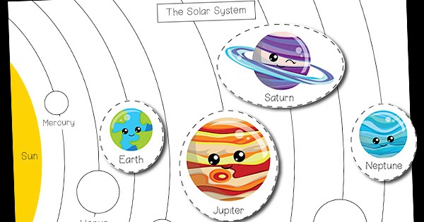 Toddler Planets Activity Learning Sheet Pre school 
