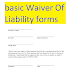 basic Waiver Of Liability form doc and pdf formats