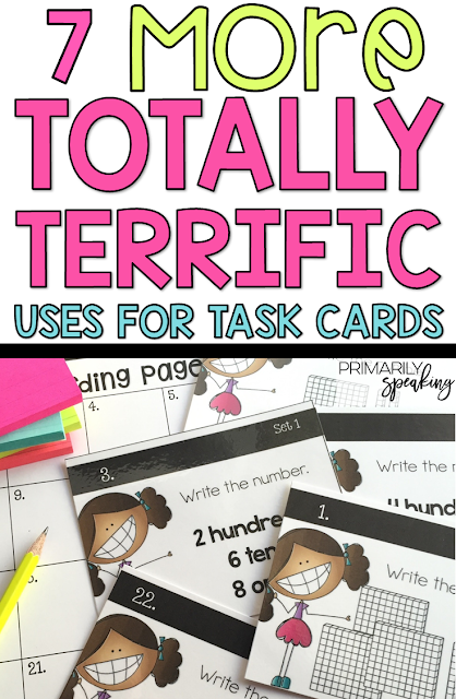 Ways to use task cards
