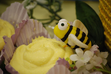 Fondant Bees for Gracey's book fair....we made about 150 of them