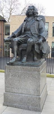 Statue of Thomas Coram, Brunswick Square, London