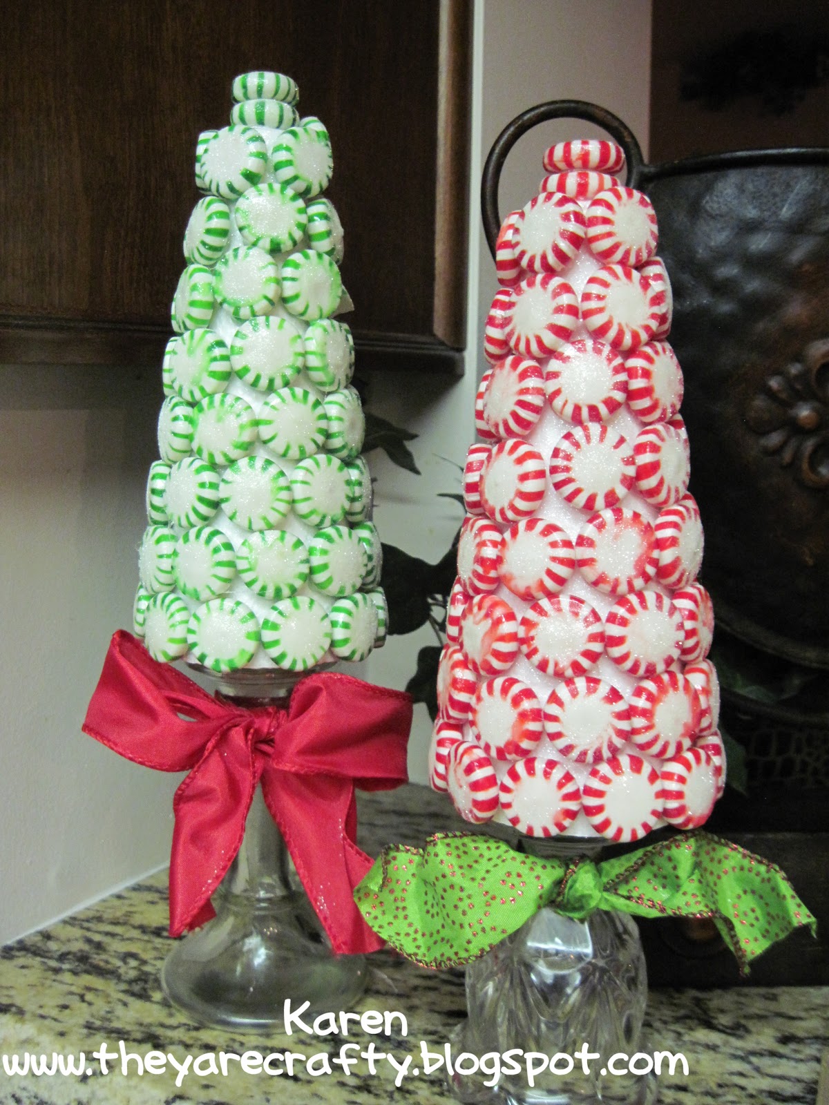 They Are Crafty: Peppermint Trees