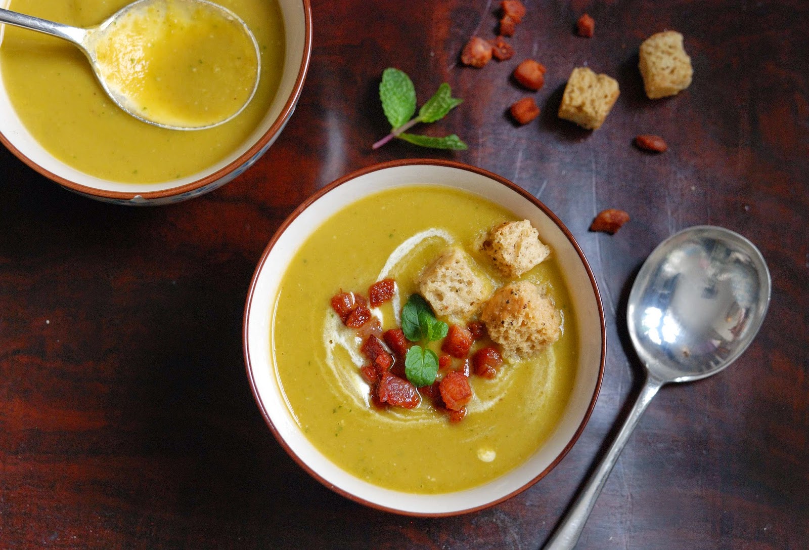 Pauline à la crème anglaise The London Particular la soupe qui