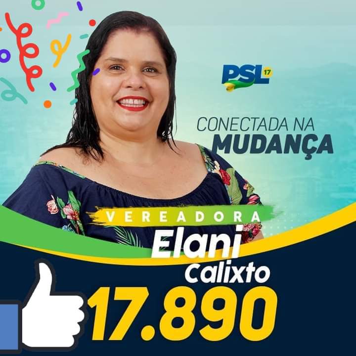 Vote Elani Calixto Vereadora Itabuna