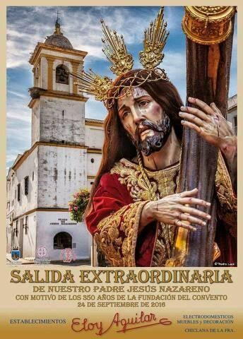 Horario e Itinerario Salida Extraordinaria Jesus Nazareno de Chiclana. 24/09/2016 Horario e Itinerario Salida Extraordinaria Jesus Nazareno de Chiclana. 24/09/2016
