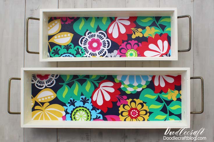 Easy Mod Podge Craft - Serving Tray Makeover - A Cultivated Nest