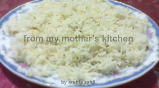 plain rice, zeera rice