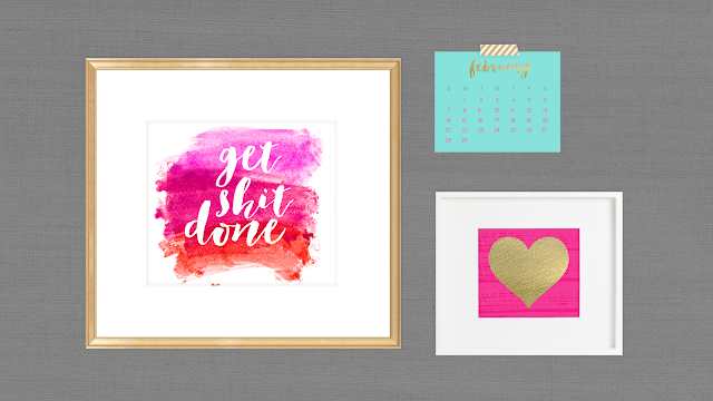 FREEBIES // FEBRUARY DESKTOP CALENDARS, Oh So Lovely Blog