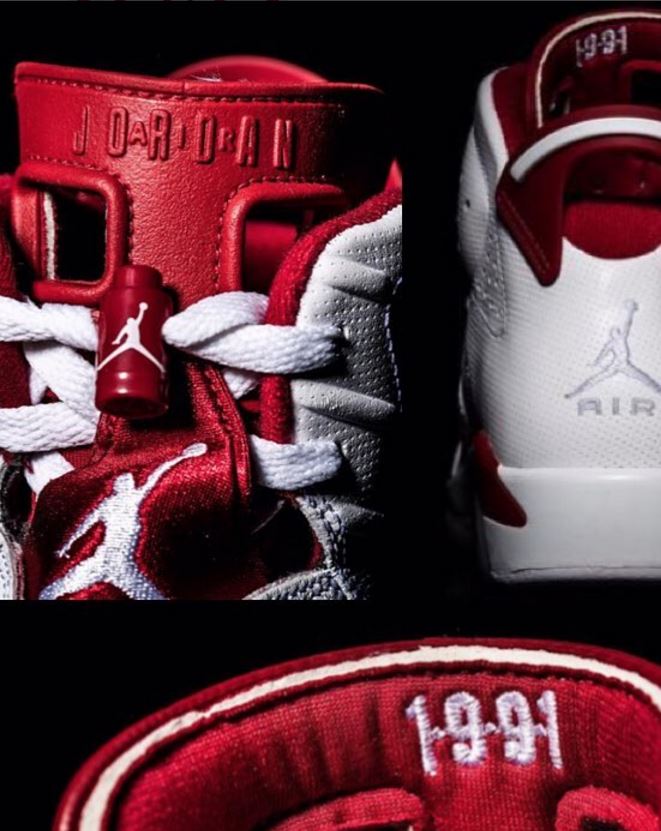 THE SNEAKER ADDICT: Air Jordan 6 “Hare” Retro Sneaker (Images + Release ...