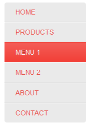free css vertical menu bar