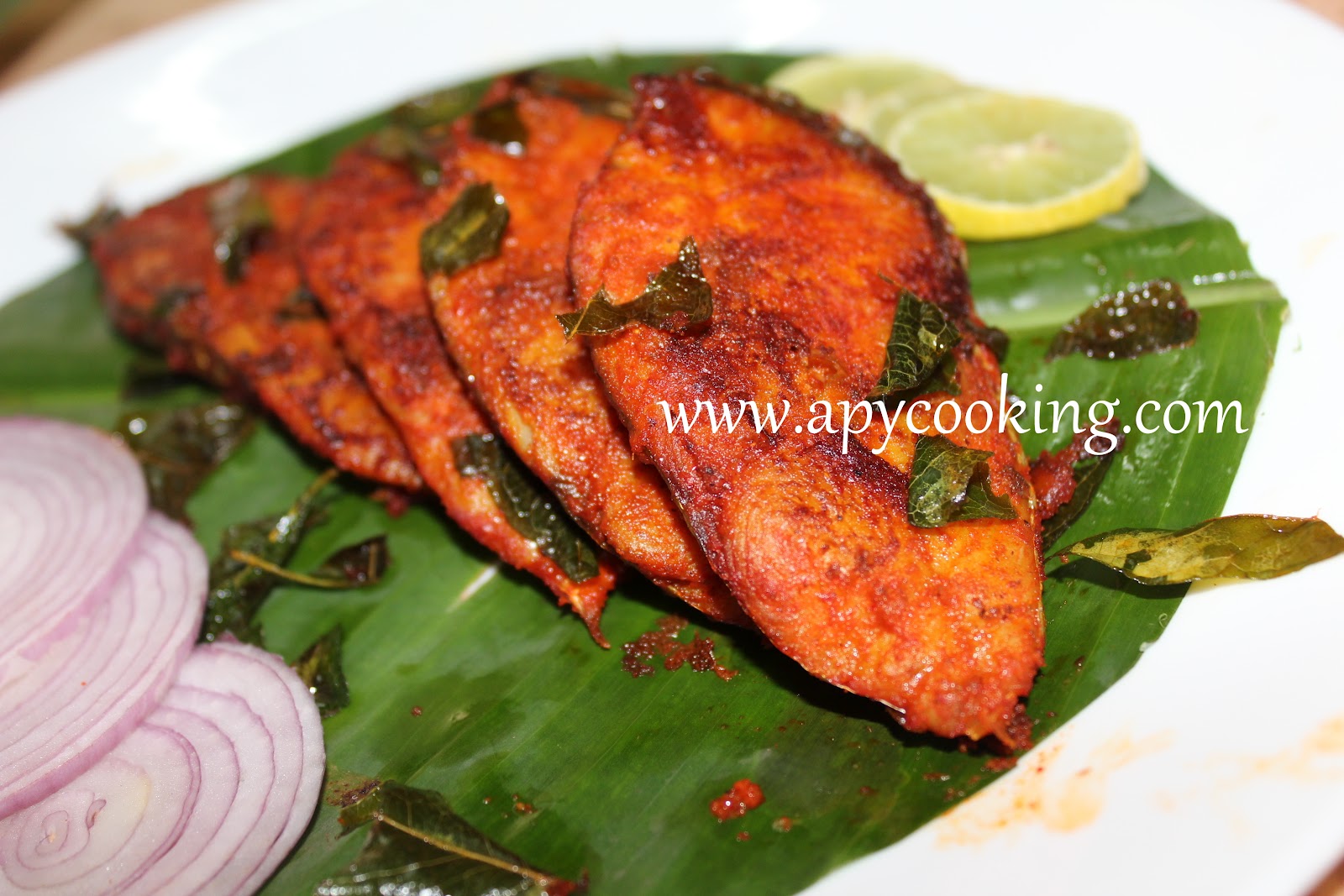 Apy Cooking Anjal / Seer Fish Masala Fry