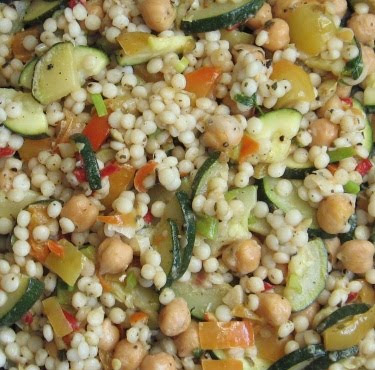 Israeli couscous and chickpea salad recipe