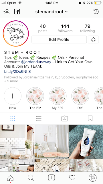 Stem And Root Essential Oil Instagram Account