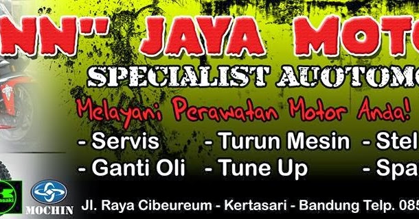 Contoh Banner Bengkel Motor Racing gambar contoh banners