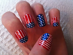 flag american nail polish mania