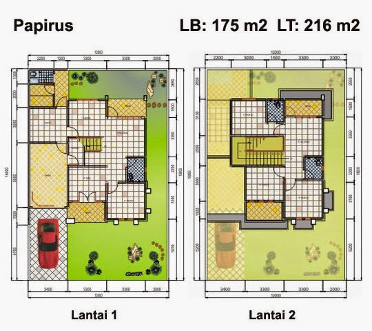  Desain  Rumah  Minimalis 2  Lantai  Luas  Tanah  60 Meter 