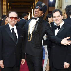 Sergio Mendes, Carlinhos Brown e Carlos Saldanha - Oscar 2012