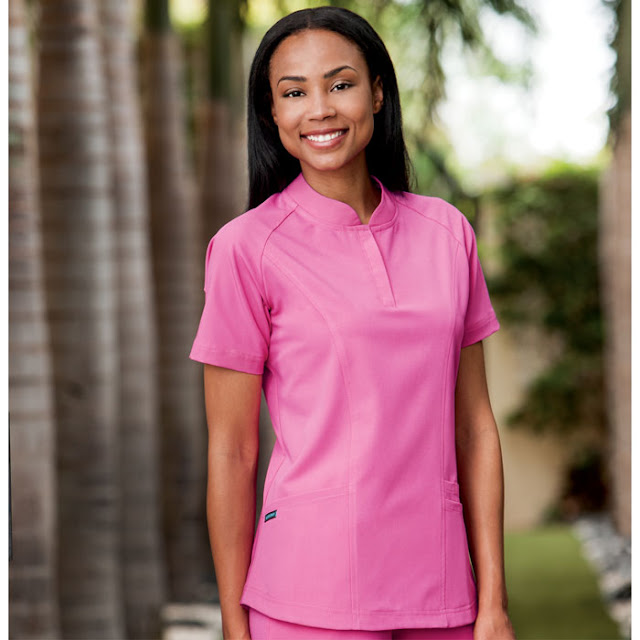 Scrubin Uniforms ZipItUp Jockey Scrub Top 2290