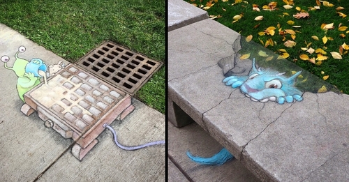 00-David-Zinn-Temporary-3D-Anamorphic-Street-Art-Creature-Drawings-www-designstack-co