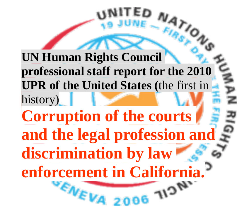 2010 UN Universal Periodic Review (UPR) of the United States, professional staff report