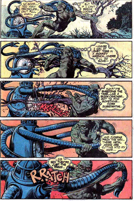 Swamp Thing v1 #17 1970s bronze age dc comic book page art by Nestor Redondo Swamp Thing v1 #17 1970s bronze age dc comic book page art by Nestor Redondo