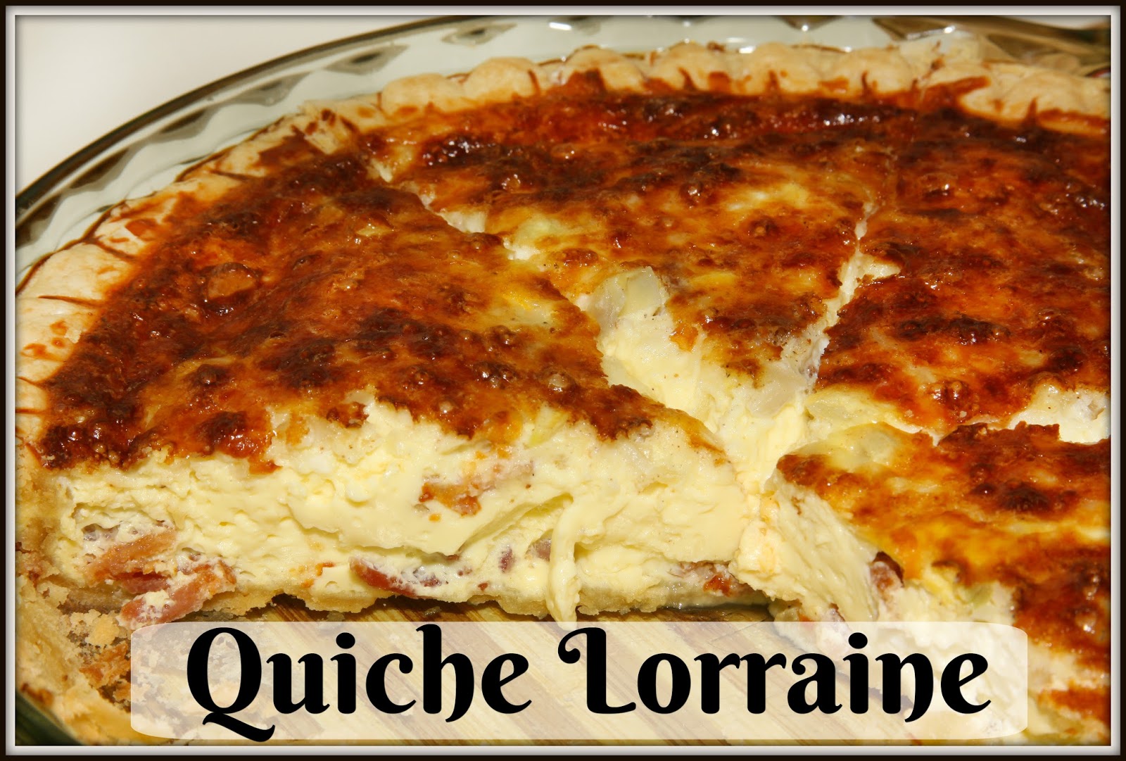 For the Love of Food Easter Brunch Quiche Lorraine