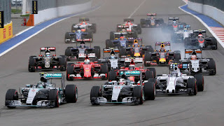 Largada de una carrera de Formula Uno, Calendario de carrerras