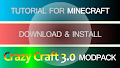 HOW TO INSTALL<br>Crazy Craft 3.0 ModPack [<b>1.7.10</b>]<br>▽
