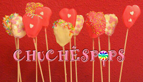 Brochetas Chuches  Corazon bañadas en chocolate