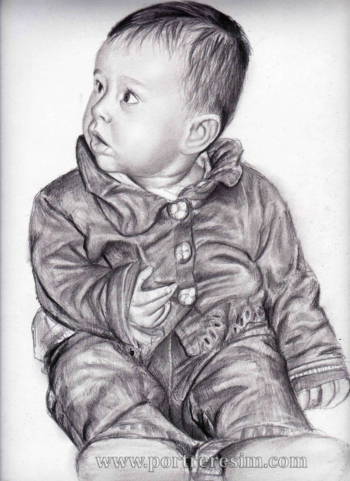bebek portre resimleri - bebek resim çalışmaları