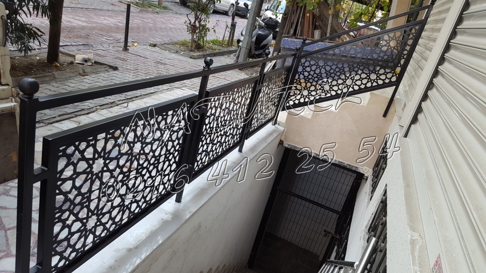 FERFORJE LAZER KESİM MERDİVEN KORKULUĞU, LAZER KESİM DUVAR ÜSTÜ KORKULUK FERFORJE LAZER KESİM MERDİVEN KORKULUĞU, LAZER KESİM DUVAR ÜSTÜ KORKULUK