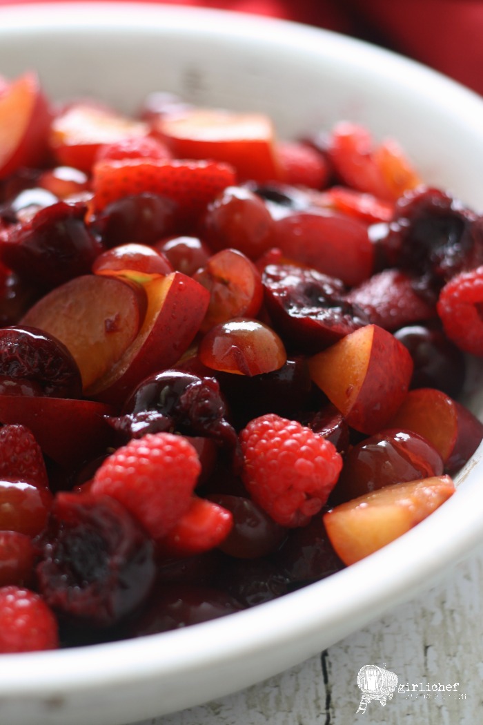 Red Fruit Salad All Roads Lead to the Kitchen