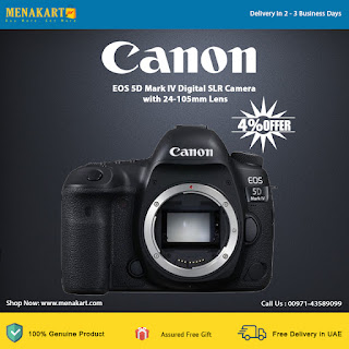 Canon EOS 5D Mark IV Digital SLR Camera with 24-105mm Lens