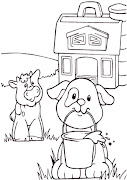 Dibujos de perros para colorear perro vaca