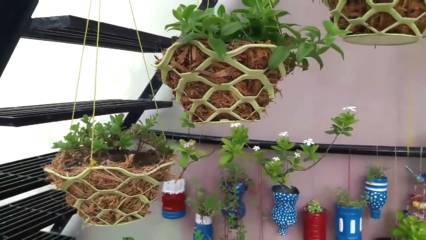 Keterampilan Ulet Cara Membuat Vas Bunga dari  Sabut Kelapa  