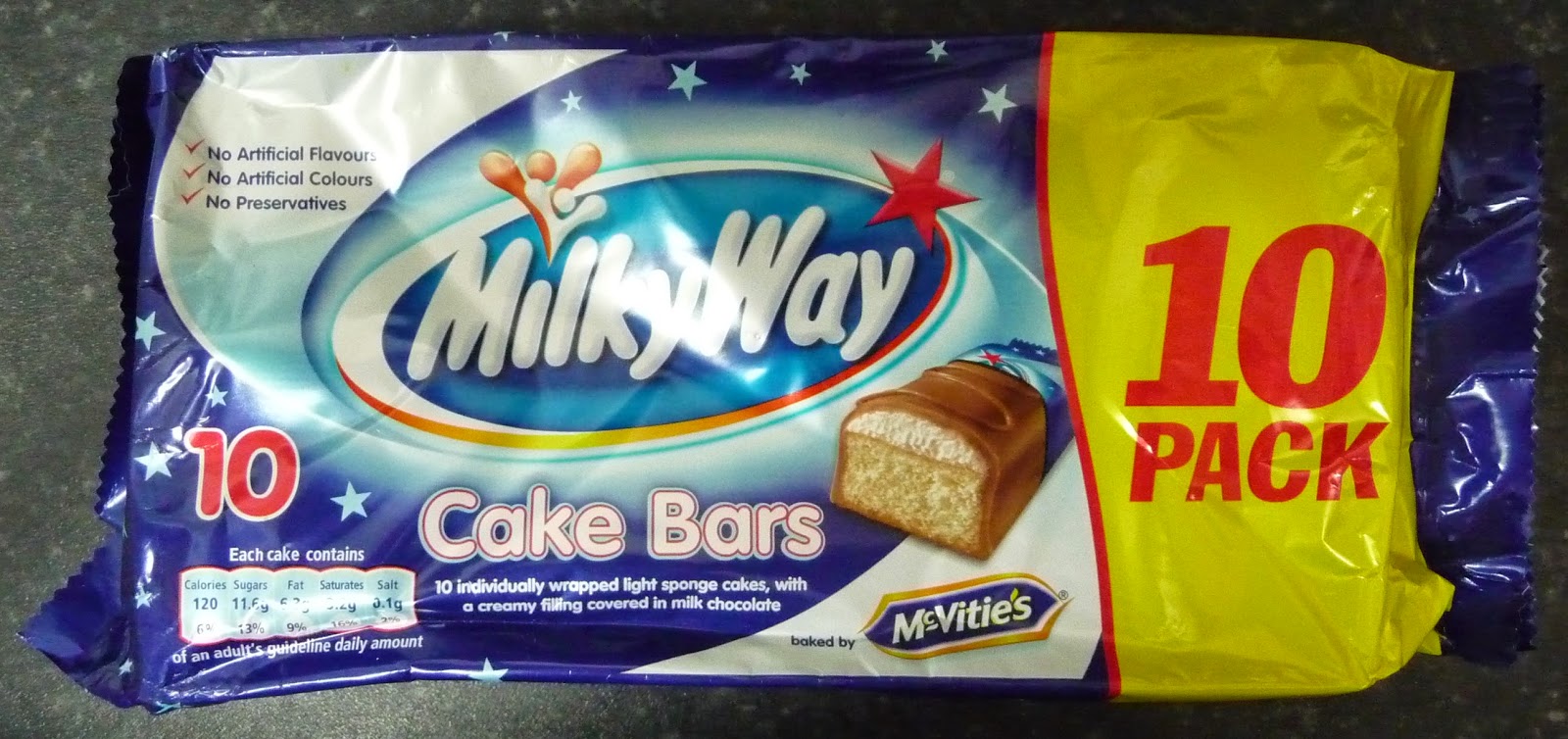 Something to look forward to McVitie's Milky Way Cake bars