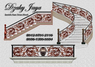 Railing Tempa Mewah Baru Model Railing Besi Tempa Mewah Baru