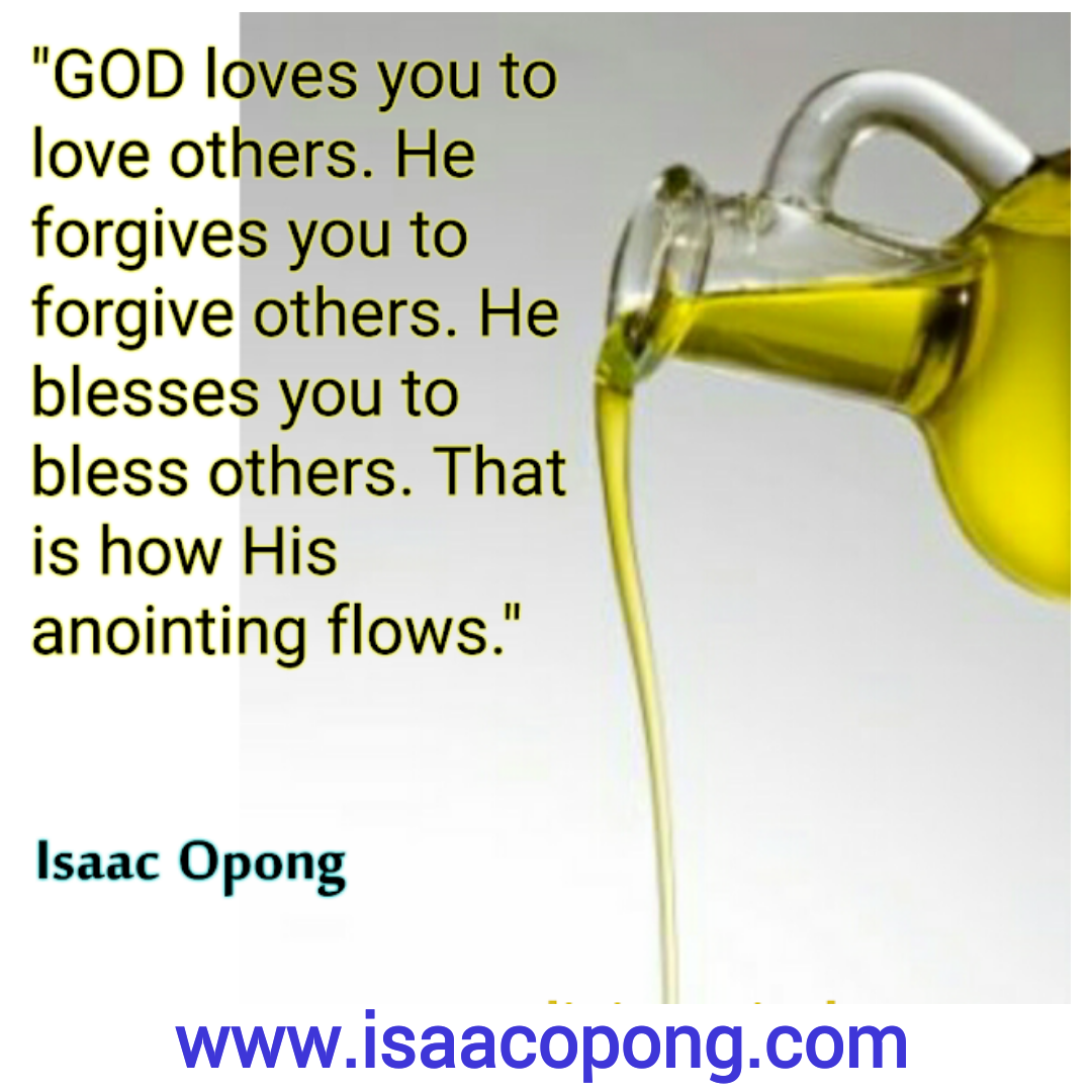 The Genuine flow of God's Anointing