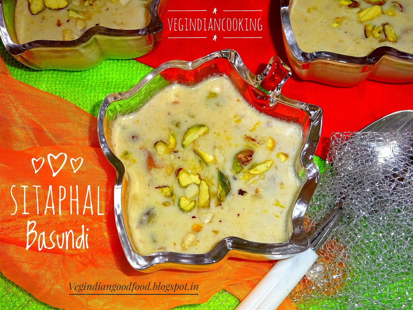 Veg Indian Cooking Sitaphal Basundi
