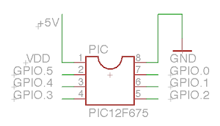 PIC12F675 GPIO relay bypass