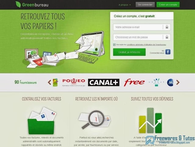 Greenbureau : un service en ligne pour centraliser toutes vos factures, relevés et documents