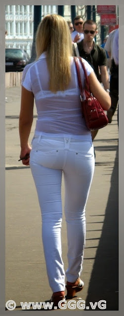 Women wear white pants